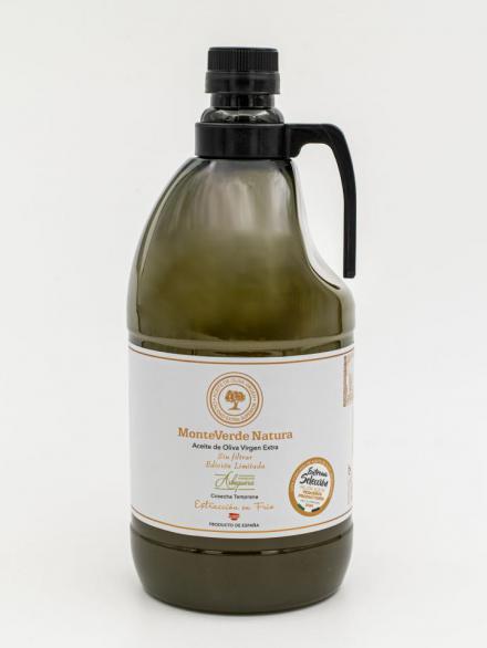 Garrafa 2 L  de Aceite Oliva Virgen Extra Sin Filtrar.
