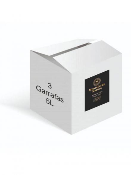 Caja de 3 garrafas de 5 L de Aceite Oliva Virgen Extra.